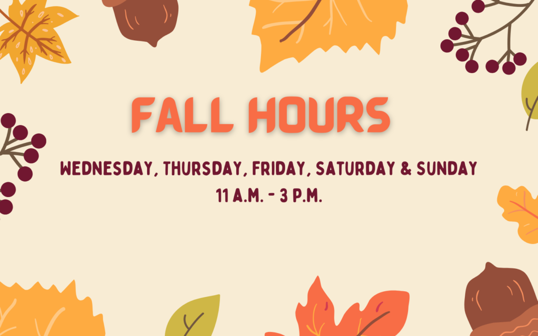 Fall hours begin at weather discovery center