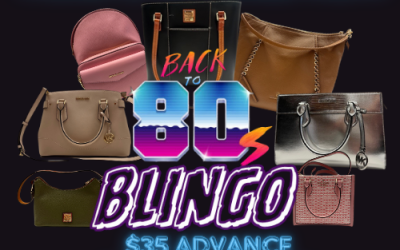 Back to 80’s Blingo tickets on sale NOW!