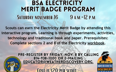 BSA Electricity Badge Program to be held November 16