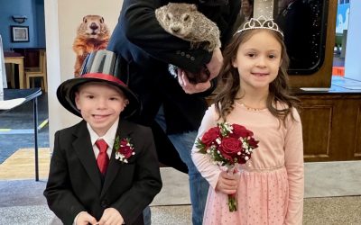 Weather Discovery Center Crowns 2025 Little Mr. & Miss groundhog