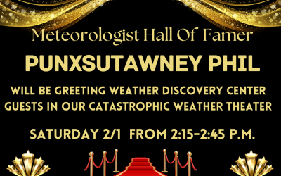 Punxsutawney Phil to visit Weather Discovery Center on February 1