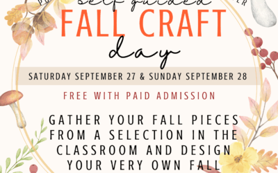 Fall Craft Days return September 27 & 28