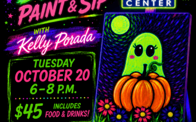 Glow-In-The-Dark Paint & Sip to benefit the Weather Discovery Center